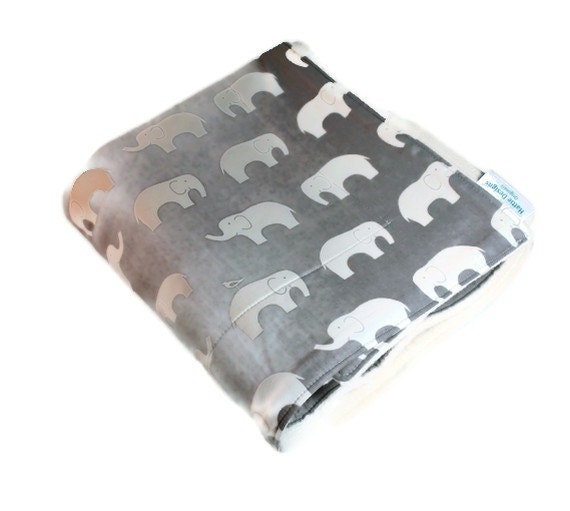 Organic Baby Blanket in Organic Sherpa and Organic Cotton