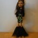 Lace top and skirt set for monster high dolls