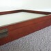 Wood Display Case with Hinged Glass Lid 18 x 12