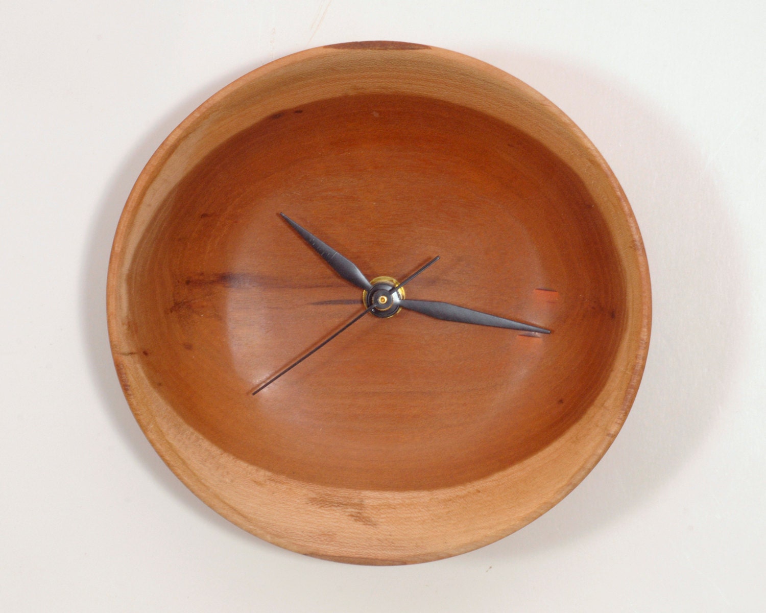 Small Wall Clock of Cherry Wood