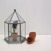 Glass and Metal Display Terrarium Cloche Dome
