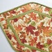 Autumn Table Runner Quilted fabric from Timeless Treasures and Fabri Quilt Reversible