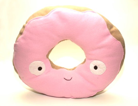 Items similar to Large Donut Decorative Pillow or Plushie on Etsy