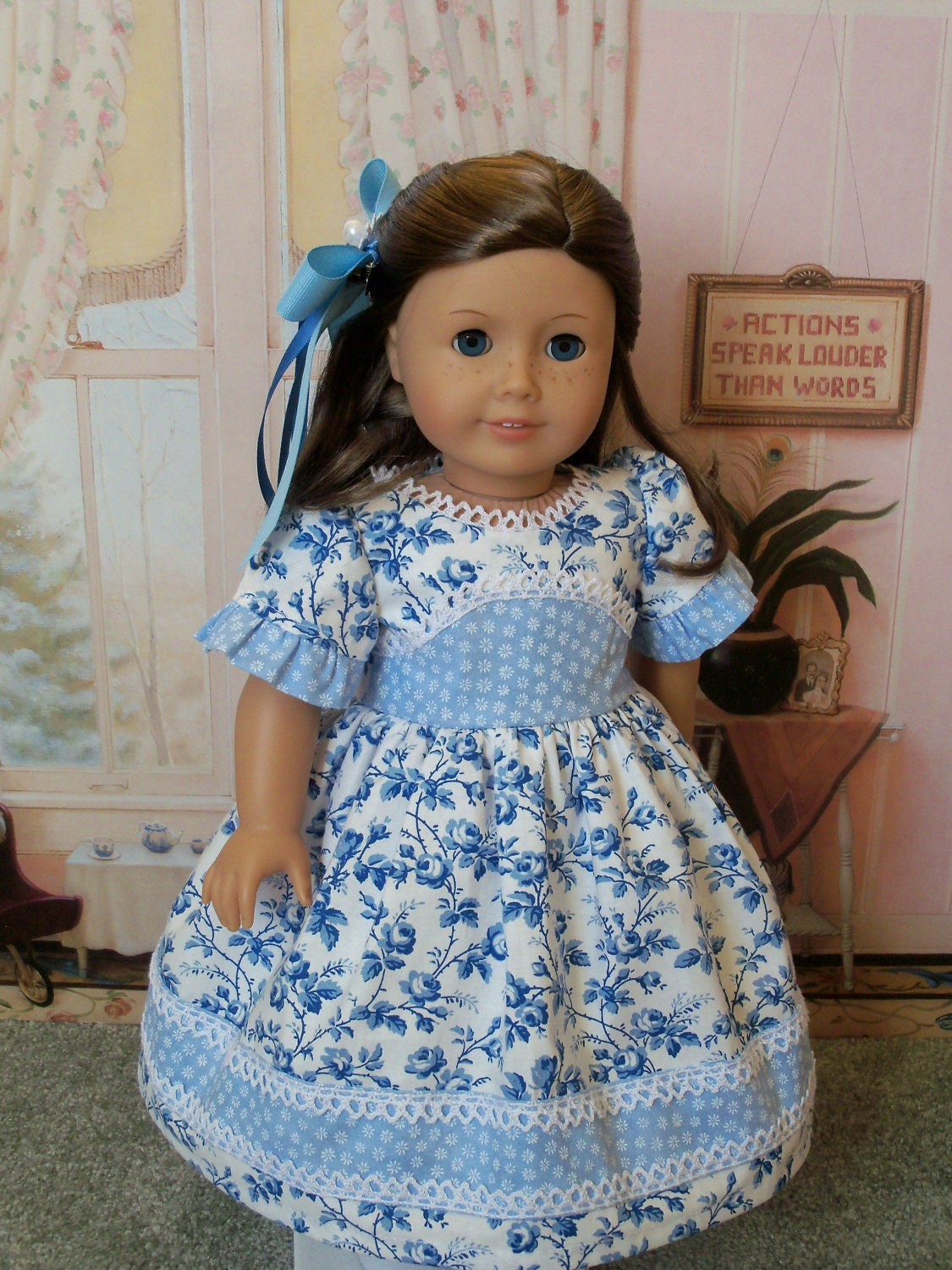 CLEARANCE SALE / American Girl 1800's Gown / Clothes for
