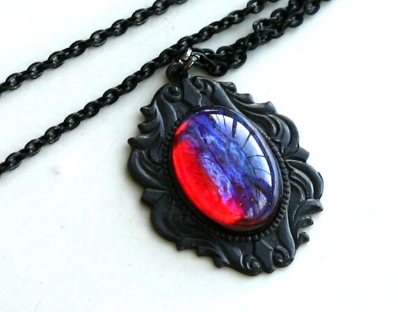Dragon Breath Necklace Mexican Fire Opal