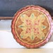 Vintage Italian Florentine Wood Round Tray