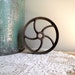 Pulley Wheel Industrial Decor Antique Rustic Farmhouse Decor Cast Iron Flat Belt Pulley Wheel