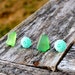 Sea Foam for a Mermaid. Aqua Floral Studs and British Columbia Sea Glass. White Gold and Beaches.