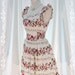 Nature Floral Garden - Sweet Beautiful Sundress Off White With Gorgeous Floral Print Loose Elastic Waist