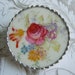 Fiona And The Fig Antique Broken China Brooch Pin Extra Large Size Pretty Flowers