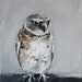 Owl painting 7" x 5"