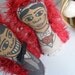 Bride and Groom Old-Style Arcade Knock Down Dolls - Set No. 2