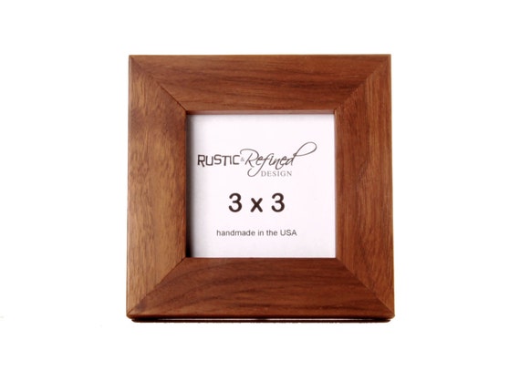 3x3 1 Gallery Picture Frame Solid Black Walnut Free