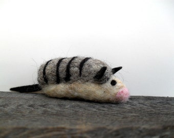cat toy catnip armadillo, needle felted