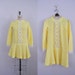 Vintage 1960s Mod Yellow Mini Dress