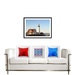 Pillow Cover, American Flag,  Modern Graphic Pop Art Photograph on Square 16"x16" Pillow Cover, Now You Can Hug Your Country