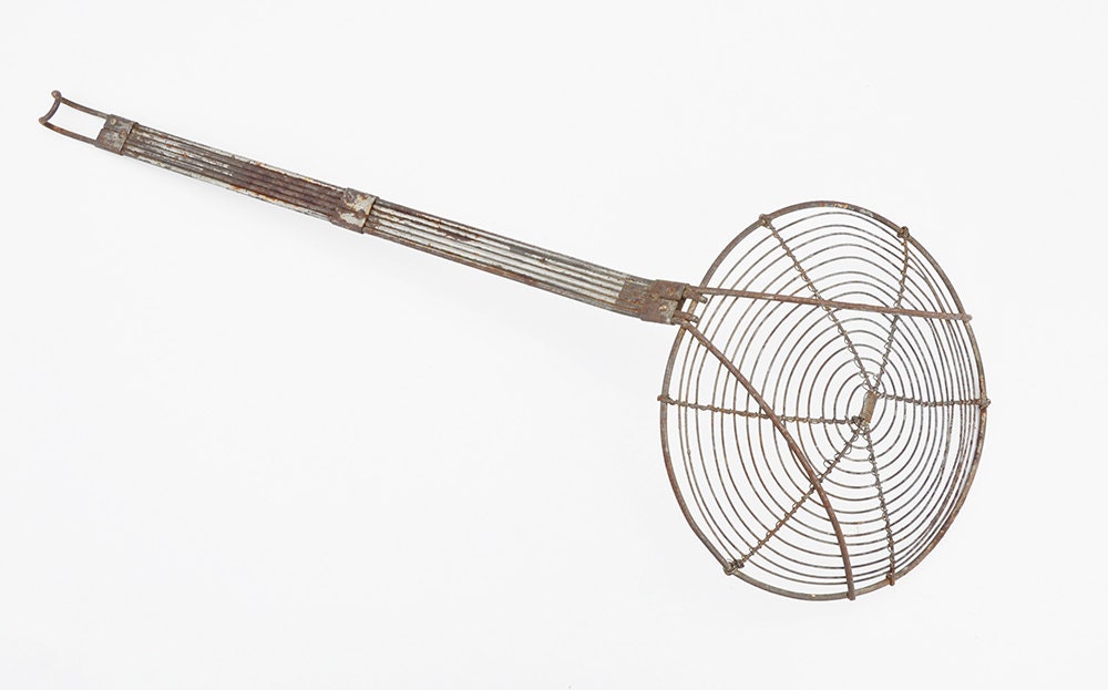 HUGE French Wire strainer scoop Catering strainer by FrenchGypsy