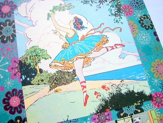 Childrens Nursery Wall Art Decor  Ballerina  by mimiandlucy