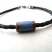 Mens Men's Leather Bracelet Unisex Mood Bead BellinaCreations Bellina Creation