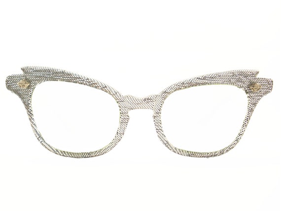 RESERVED Vintage 50s Cat Eye Glasses Frame Eyeglasses Sunglasses New