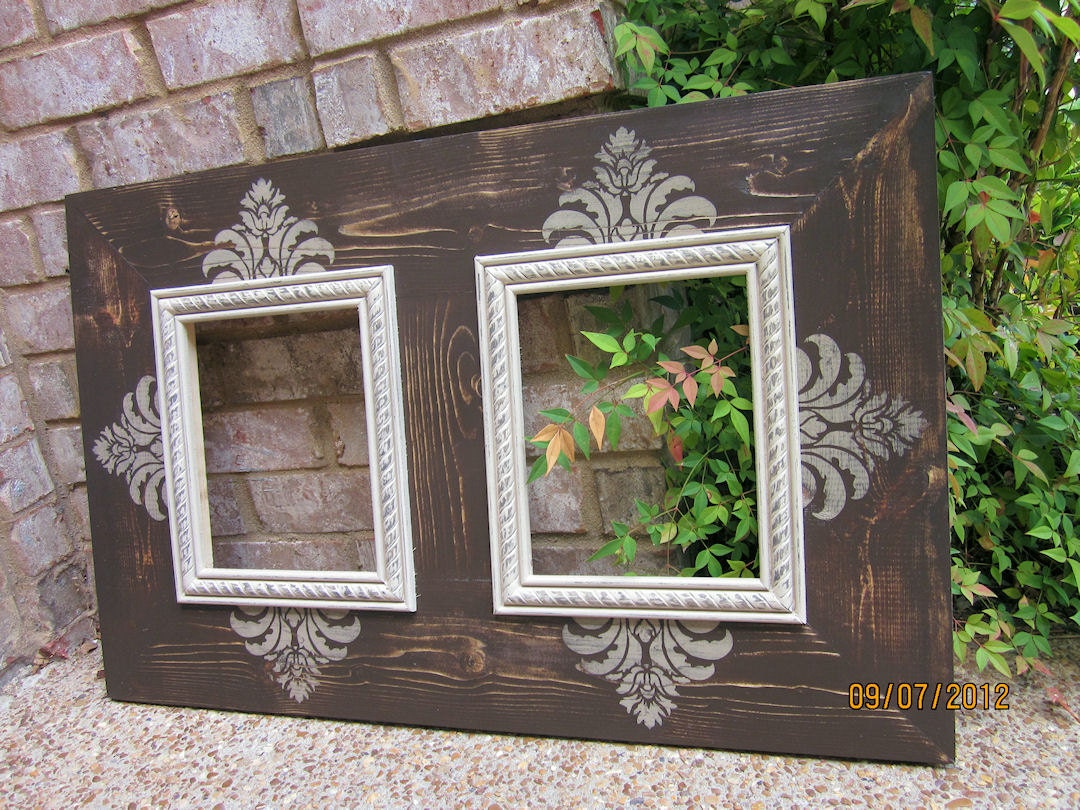 double sided frame 8 x 10 wire