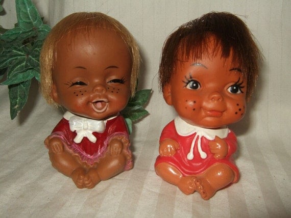 Vintage dolls Japan rubber dolls 1950s Rubber baby dolls