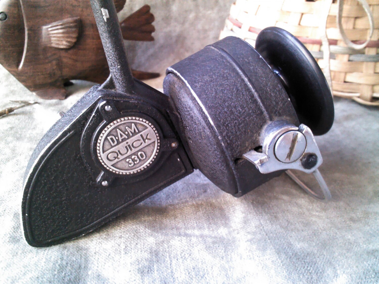 Vintage D.A.M. Quick 330 Spinning Fishing Reel