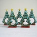 Vintage Christmas Tree Napkin Rings