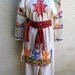 Mexican embroidered Huichol Costume - SMALL size 8-10 tunic and pants