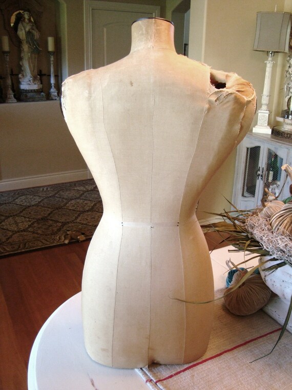 Antique PARIS Stockman Mannequin Dress Form French Stockman