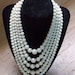 Vintage Pearl Necklace 5 Strand Wedding Bridal Bride Special Occasion Gift