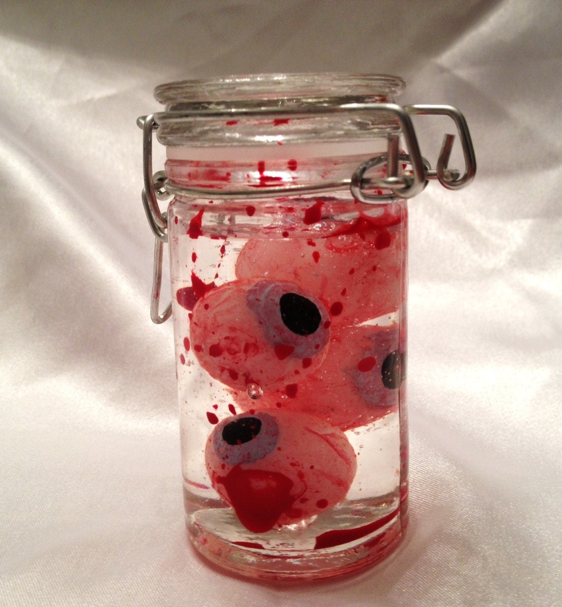 Eyeball Specimen Jar Bloody Potion Bottle by TheFangirlsAttic