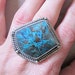 Sterling Shattuckite Ring
