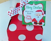 Personalized Santa Christmas Gift Tags - PRINTED or PRINTABLE Santa Claus Collection Il_170x135