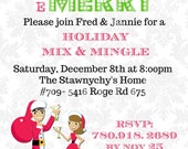 MIX and MINGLE holiday party invitation- YOU Print Il_170x135