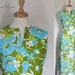 Vintage 60s Dress / Graphic Polyester Maxi / FOLLOW ME / Op-Art Polyester Knit Hostess Dress / Boho Hippie