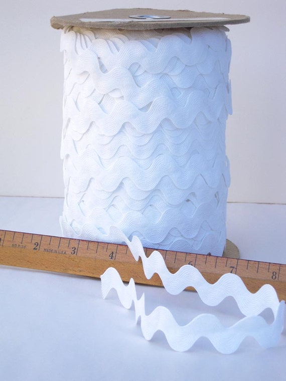 White Rick Rack Trim 1 Wide Sewing Projects Crafts
