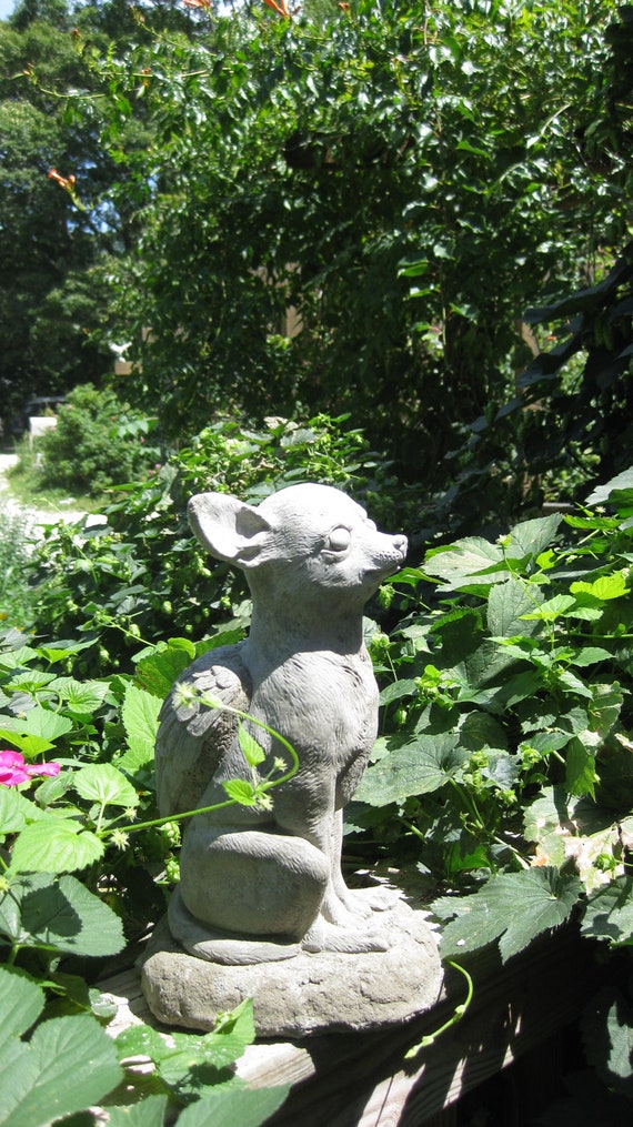 angel chihuahua statue