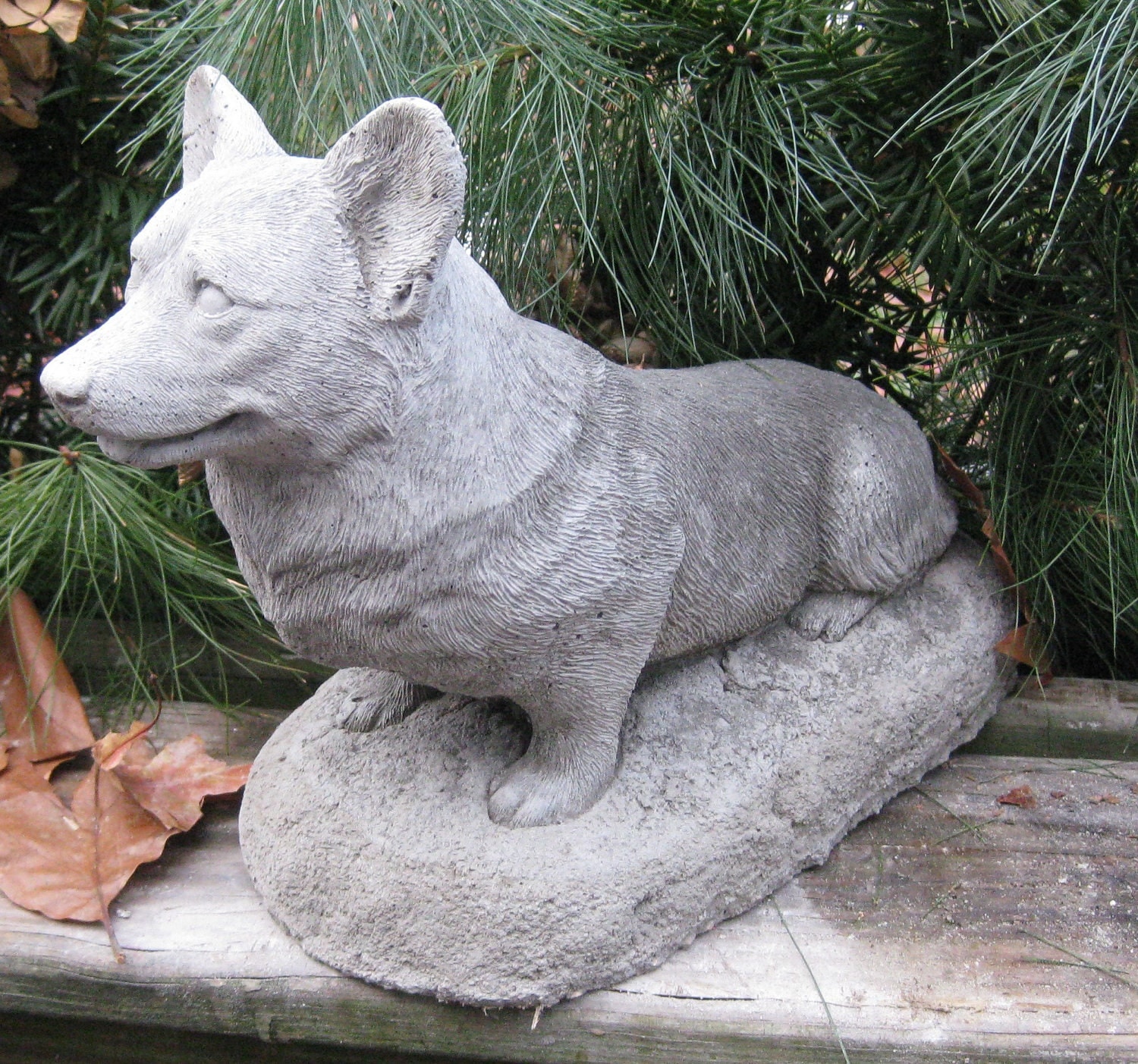 welsh corgi statues