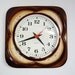 Vintage German Ceramic Wall Clock