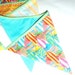 Pool Party Bunting - Birthday Party Bunting - 12 Flags - Bright Colors