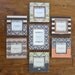 RESERVED for Casey: (4) Fall/Pumpkin Photo Frames