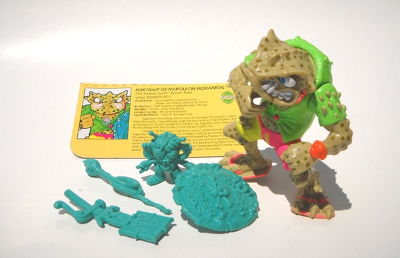 napoleon action figure uk bonafrog Vintage TMNT Napoleon Action Bonafrog Complete Figure