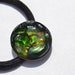 Genuine Sea Glass Ponytail Holder -Green