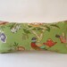 12X24 Decorative Bolster Pillow Cover -Pindler and Pindler Botanical Print with a Solid Cream Backing- Invisible Zipper Closure