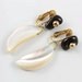 Mother of Pearl BERGERE earrings vintage jewelry