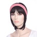 Pink Headband Soft Pink Tie in Crochet Hairband Very Glee Bamboo Vegan