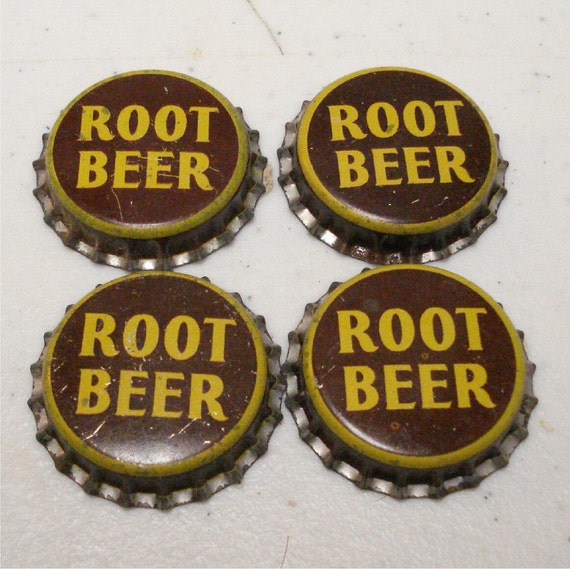 Vintage Soda Bottle Cap ROOT BEER Cork Back