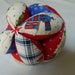 Baby Clutch Ball Bright Reds and Blues