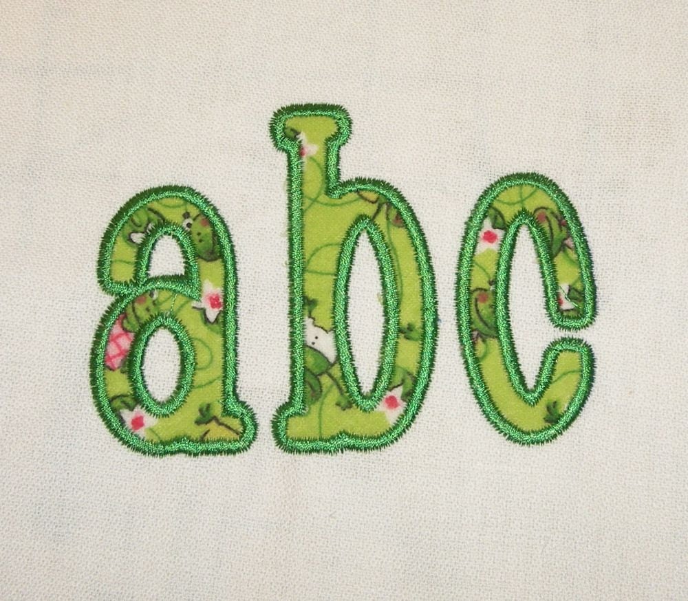 53+ Applique Letters For Machine Embroidery Ideas